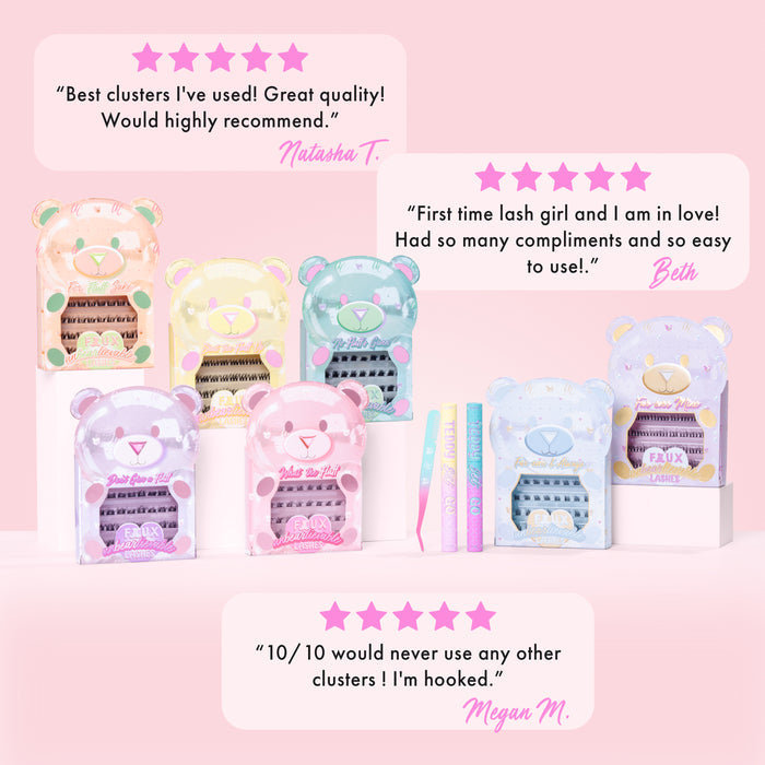 UnBEARlievable DIY cluster lashes - Unicorn Cosmetics