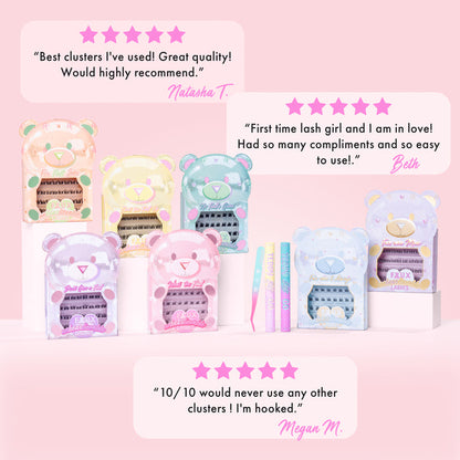 UnBEARlievable DIY cluster lashes - Unicorn Cosmetics