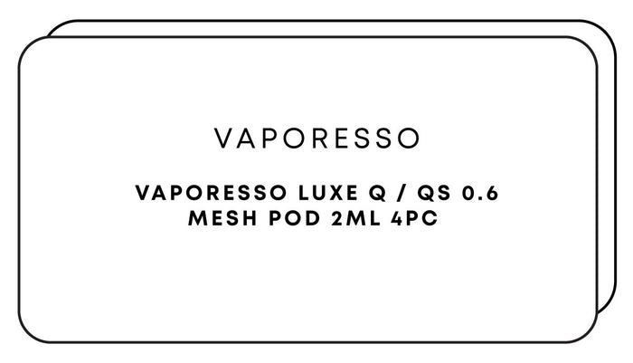 Vaporesso Luxe Q / QS 06 Mesh Pod 2mL 4pc | One Colour-Image 1