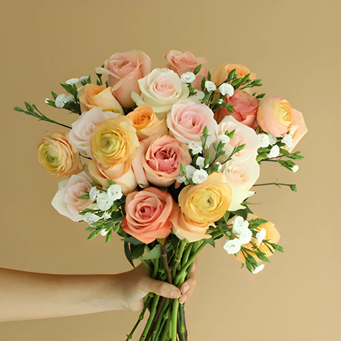 Victorian Garden Flower Bouquet