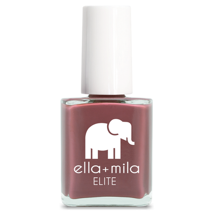 Wanderer muted brown brick red nail polish bottle – ella+mila Elite