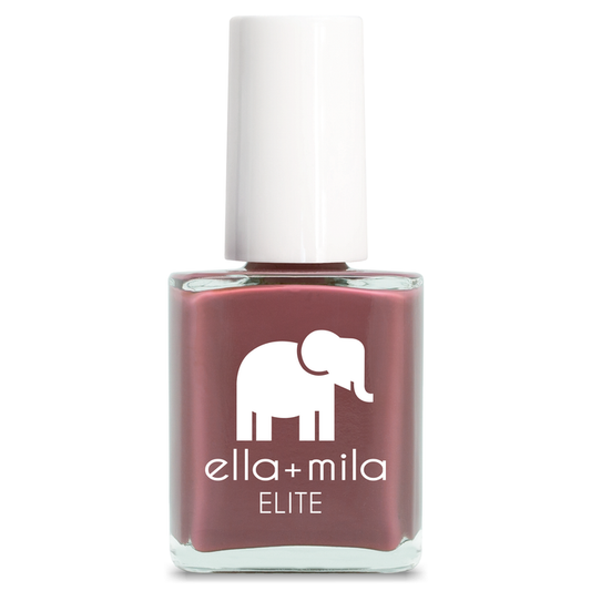 Wanderer muted brown brick red nail polish bottle – ella+mila Elite