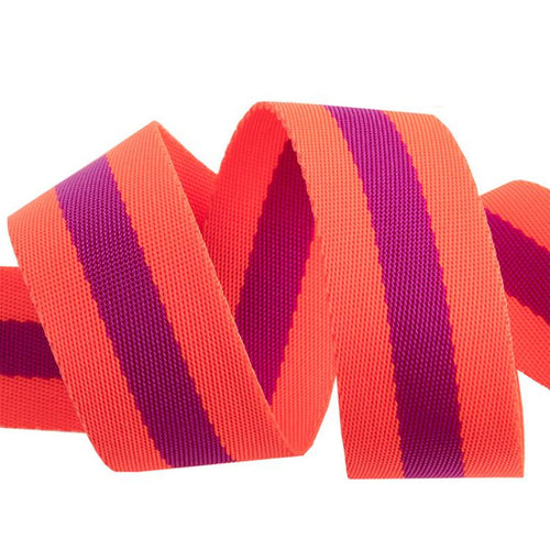 Watermelon/Plum Webbing 1.5"