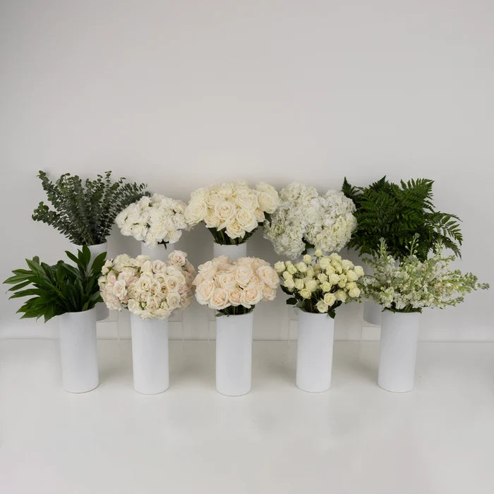 Farm To Table White Diy Flower Kit Stem - Image