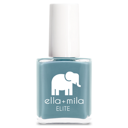 Window Seat muted grey blue nail polish bottle – ella+mila Elite