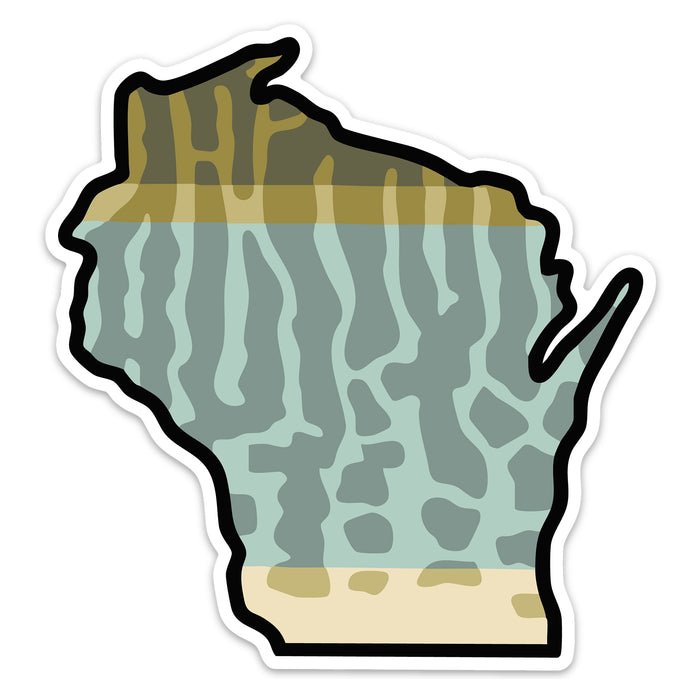 Wisconsin Muskie Decal Sticker