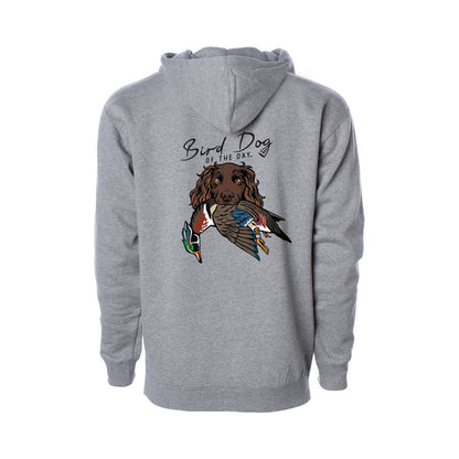 Boykin Spaniel with a Wood Duck / Heather Grey / XS
