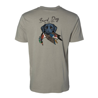 Black Lab with a Wood Duck / Salt Flat / XS