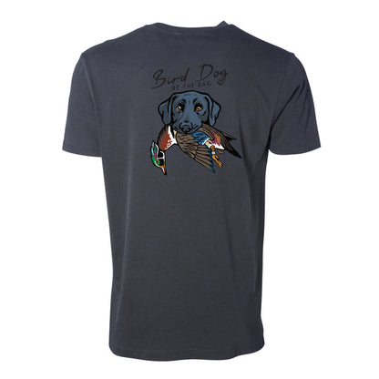 Black Lab with a Wood Duck / Charcoal / XS